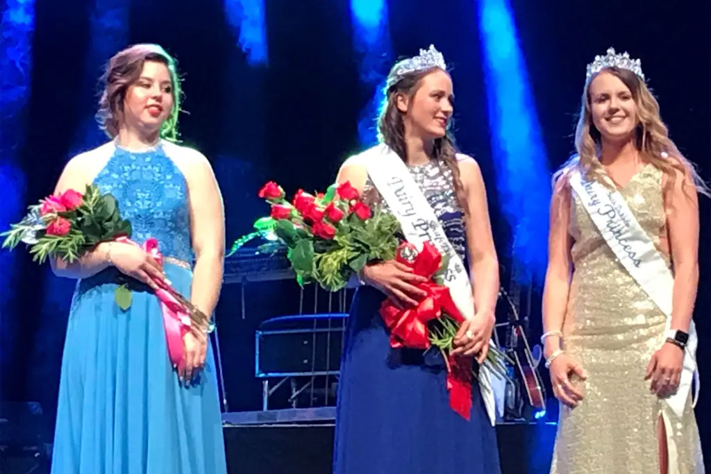 2019 South Dakota dairy princess coronation.