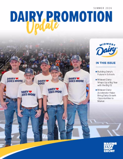 Dairy Promotion Update Summer 2026 Cover