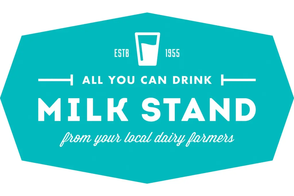 all you can drink milk stand logo mn state fair