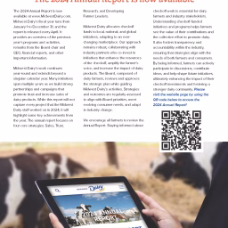 Front cover of Spring 2025 Dairy Promotion Update magazine preview