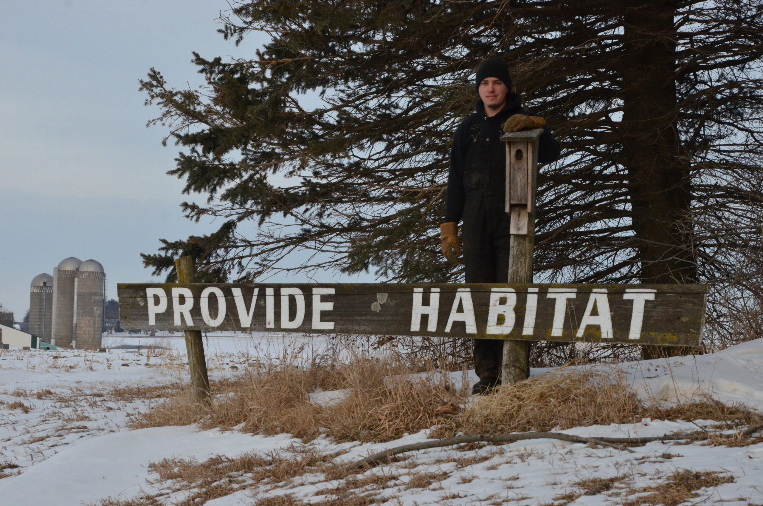 Greden family farm habitat sign