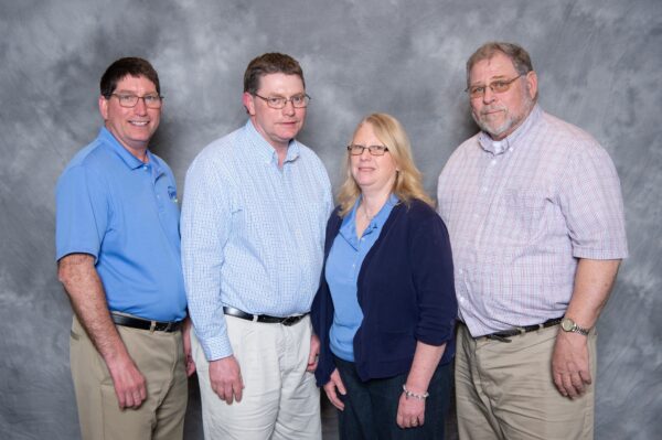 2019 Illinois Division officers. From L to R: Bill Deutsch, Chair; David Jarden, Vice Chair; Amy Hildebrandt, Secretary; Glen Meier, Treasurer.