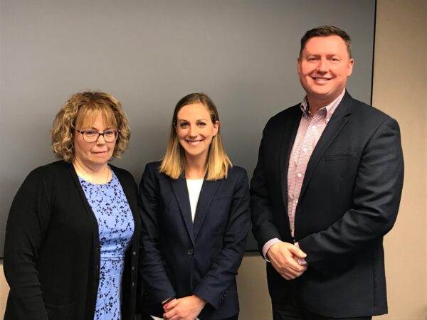 Cara Schrager, registered dietitian and clinical programs manager at Joslin Diabetes Center; Julie Mattson Ostrow, registered dietitian and vice president of wellness at Midwest Dairy, and former Midwest Dairy CEO Lucas Lentsch.