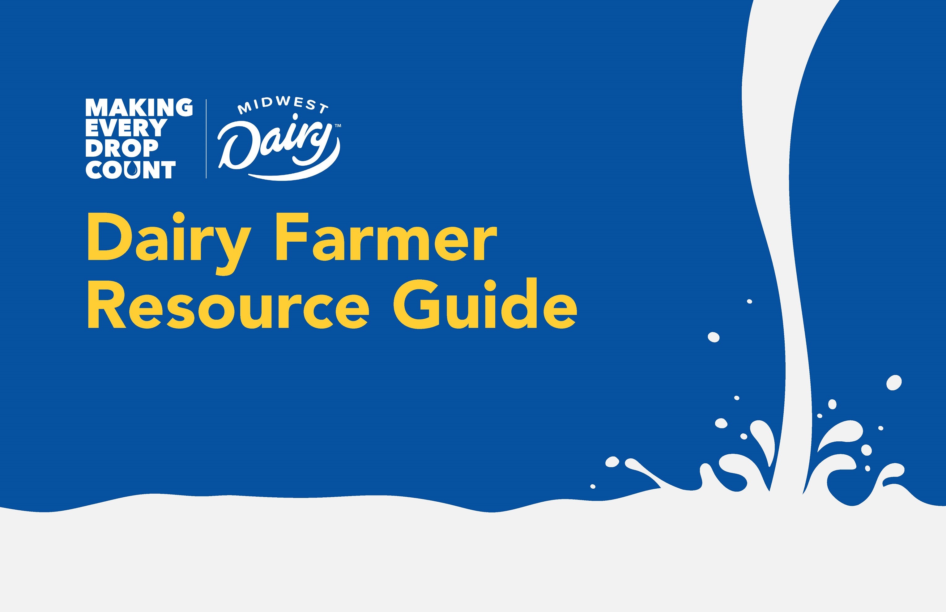 Dairy Farmer Resource Guide | Midwest Dairy