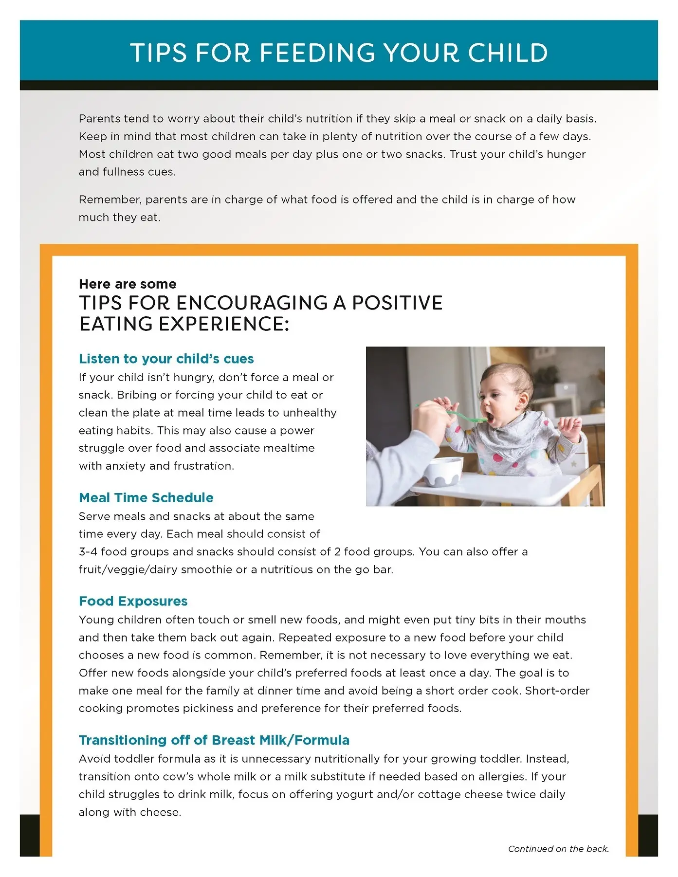 Tips for Feeding Your Toddler - Midwest Dairy