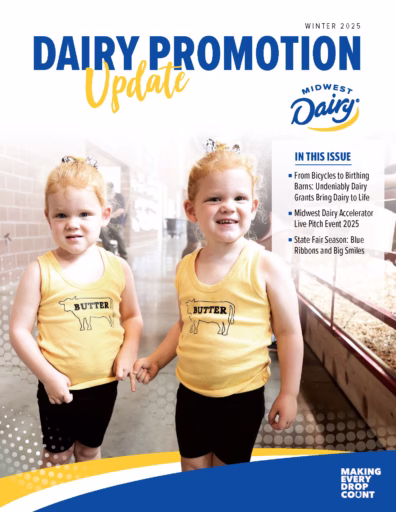 Winter 2025 Dairy Promotion Update cover
