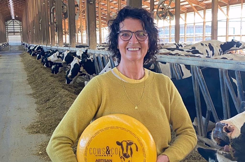 Conny van Bedaf dairy farmer North Dakota International Year of the Woman Farmer