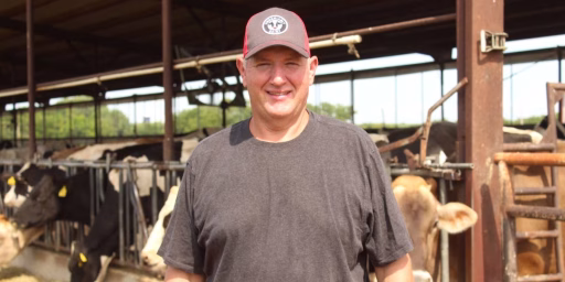 Darren Benfer dairy farmer