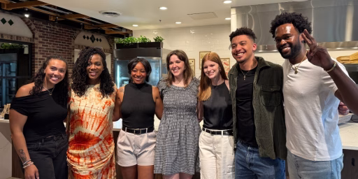 Influencers at Savor the Story event