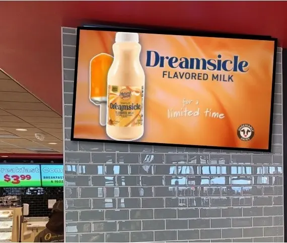 Kwik Trip/Kwik Star Dreamsicle milk promotion