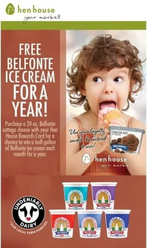Hen House ice cream ad