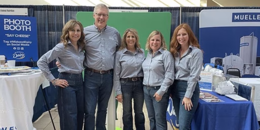 Midwest Dairy staff smiling at camera while at National Holstein Convention 2025