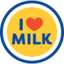 icon love milk