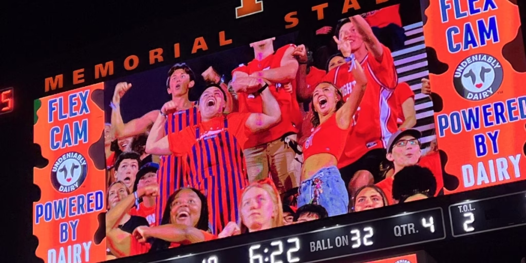 Fighting Illini jumbotron photo