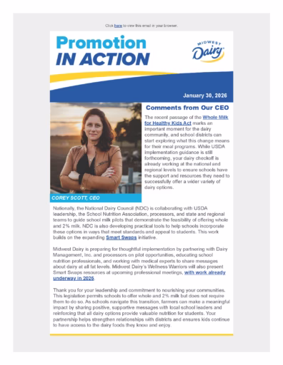 Preview of January's PIA email to farmers