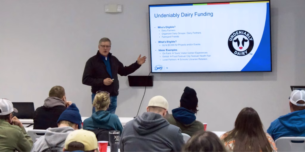 Ron Grusenmeyer speaking at an event