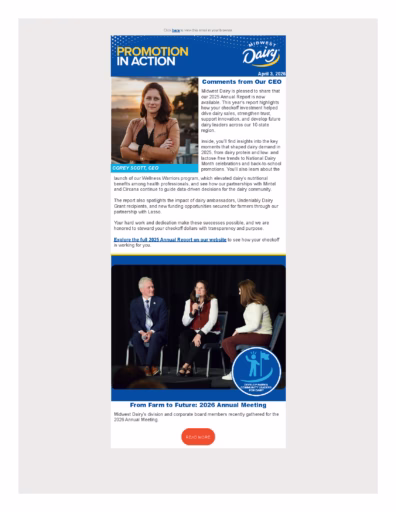 Preview of March 2026 Promotion in Action email