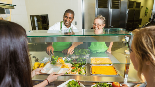 School foodservice cafeteria