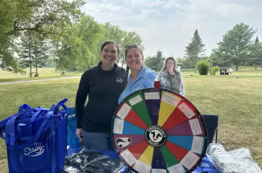 Midwest Dairy staff at golf outing