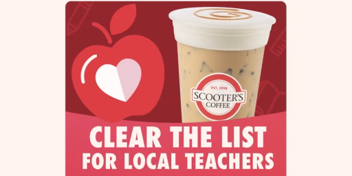 Scooters Coffee promotion