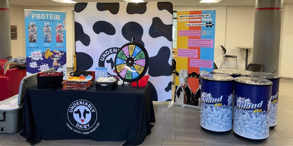 Undeniably Dairy swag table